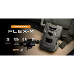 SpyPoint Flex-M Trail Camera Twin Pack, 28MP, 0.4s Trigger, Infrared Flash, SD Cards Included