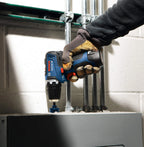 BOSCH CLPK22-120 12V Max Cordless 2-Tool 3/8 in. Drill/Driver and 1/4 in. Impact Driver Combo Kit with 2 Batteries, Charger and Case,Blue