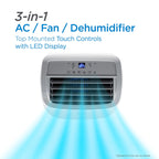 BLACK+DECKER 8,000 BTU Portable Air Conditioner up to 350 Sq.Ft