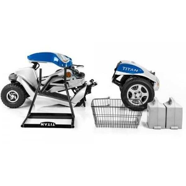 2025 Tzora Titan Hummer XL Folding 4-Wheel Mobility Scooter