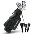 MaxKare Men’s Golf Clubs Set, 13-Piece with Driver, Fairway, Hybrid, Irons, Putter, Stand Bag & Head Covers