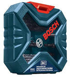 BOSCH CLPK22-120 12V Max Cordless 2-Tool 3/8 in. Drill/Driver and 1/4 in. Impact Driver Combo Kit with 2 Batteries, Charger and Case,Blue