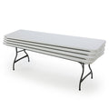 Lifetime 4-Pack Commercial Stacking 8 ft Folding Table – White (80344)