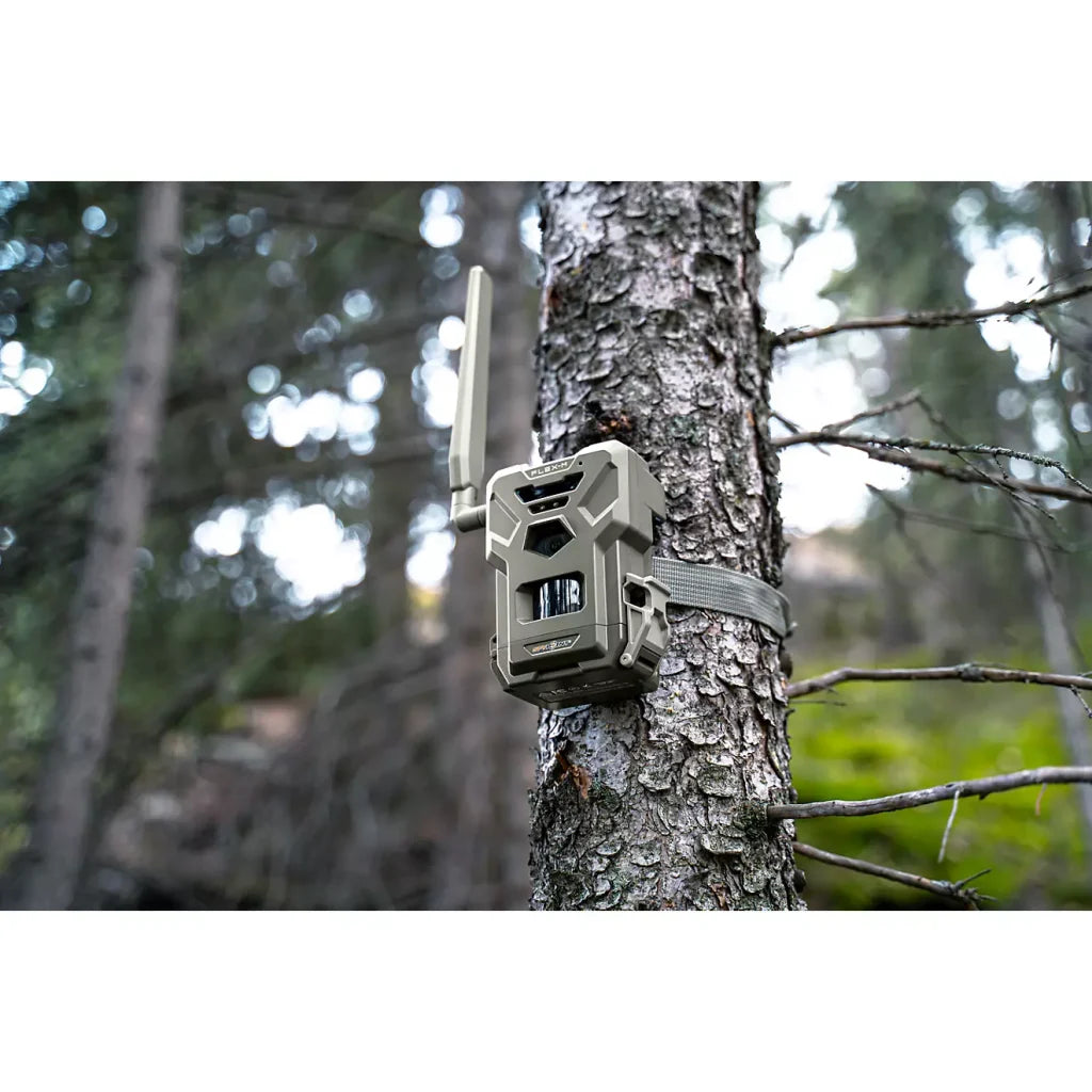SpyPoint Flex-M Trail Camera Twin Pack, 28MP, 0.4s Trigger, Infrared Flash, SD Cards Included